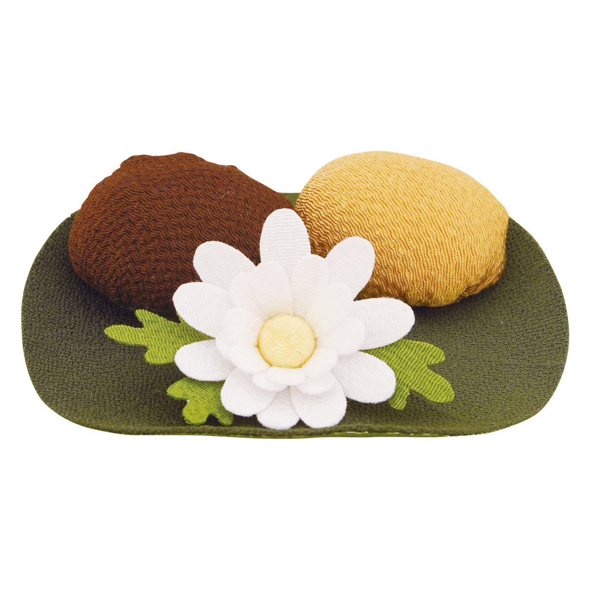 ちりめん細工 お供え菓子(小)ハス付