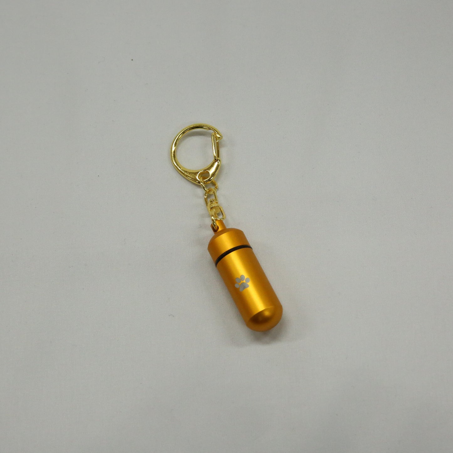 【ガラス管入り】足あとマーク入り 遺骨カプセル S