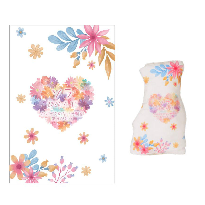 メモリアルクッションM・L　+　キーホルダー