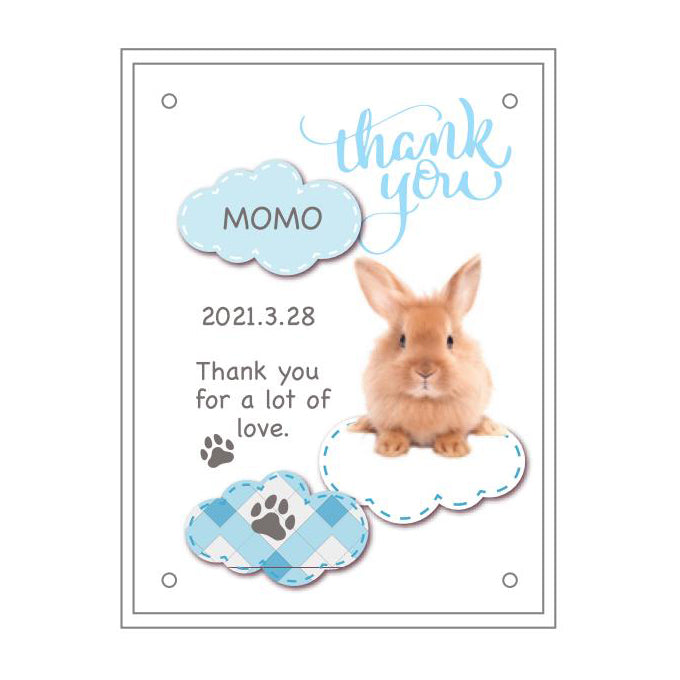 メモリアルアクリル写真立て