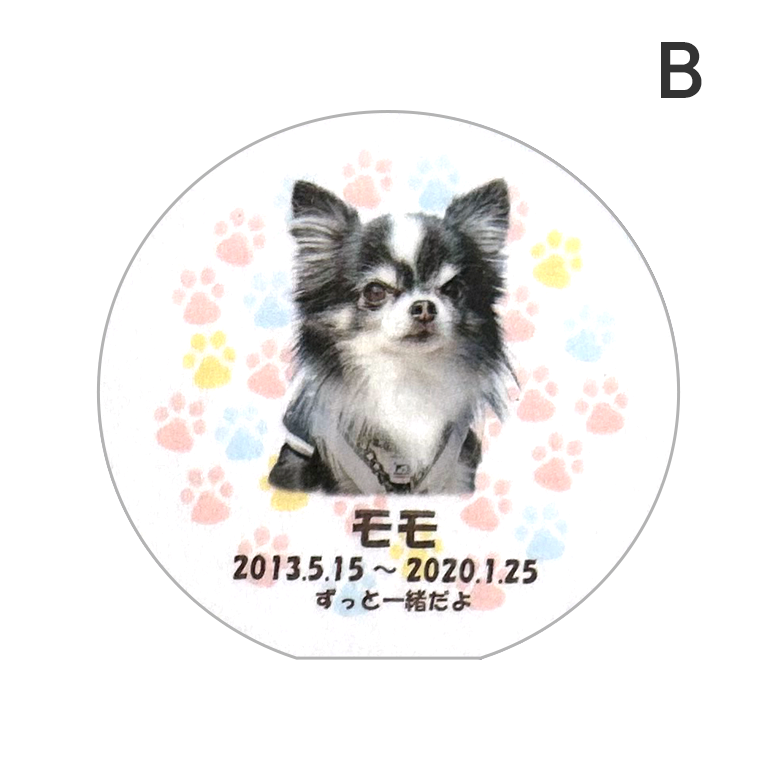 ペット位牌 ラウンドクリスタル