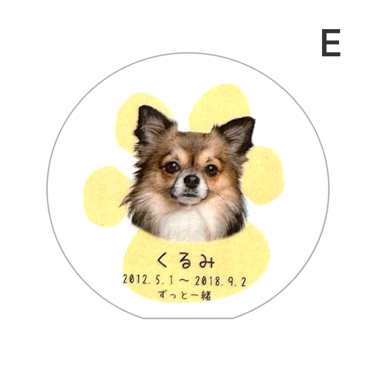 ペット位牌 ラウンドクリスタル