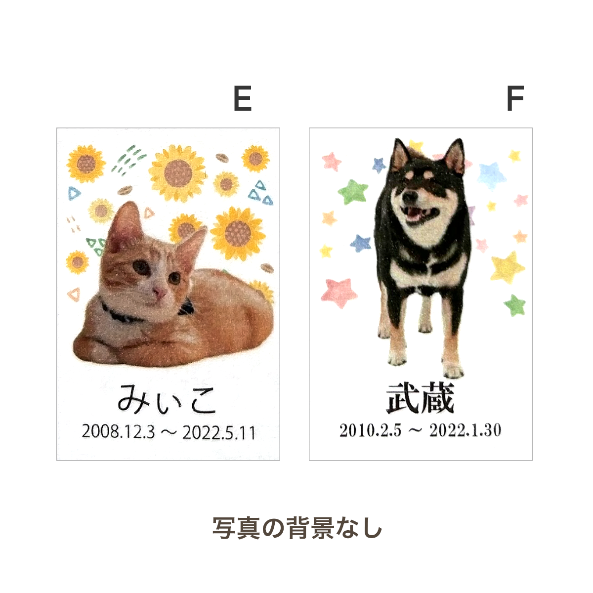 ペット位牌 アクリルスクエア