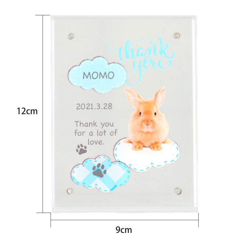 メモリアルアクリル写真立て