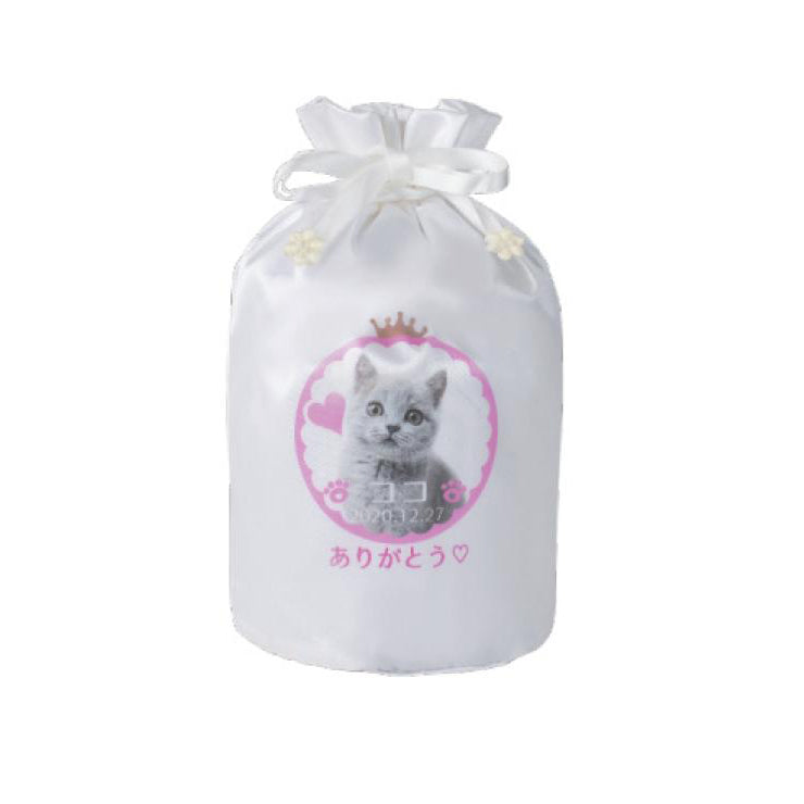 メモリアル骨壺カバー　ワンポイント　3寸～