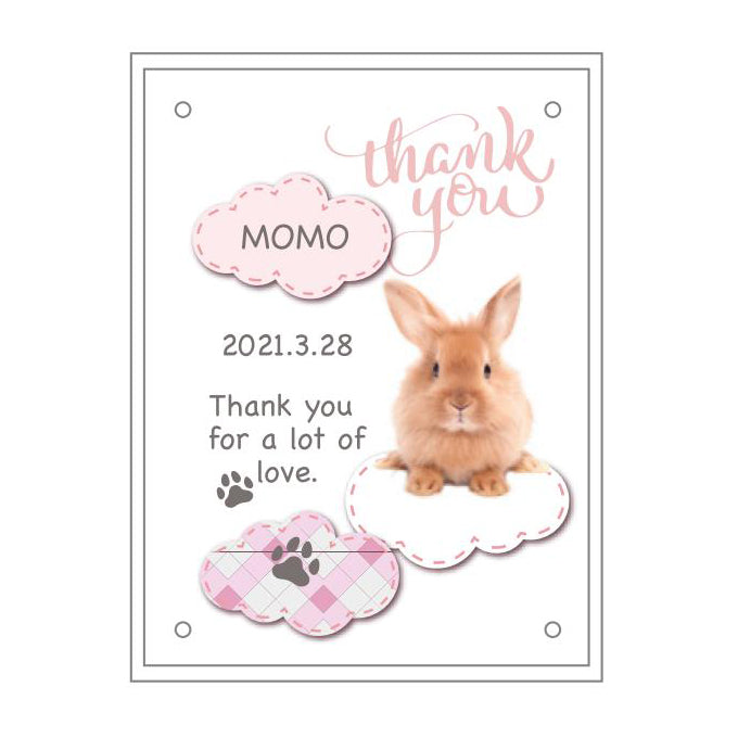 メモリアルアクリル写真立て