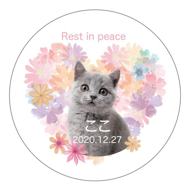 メモリアルアクリル位牌　オーバル型・丸形・四角型