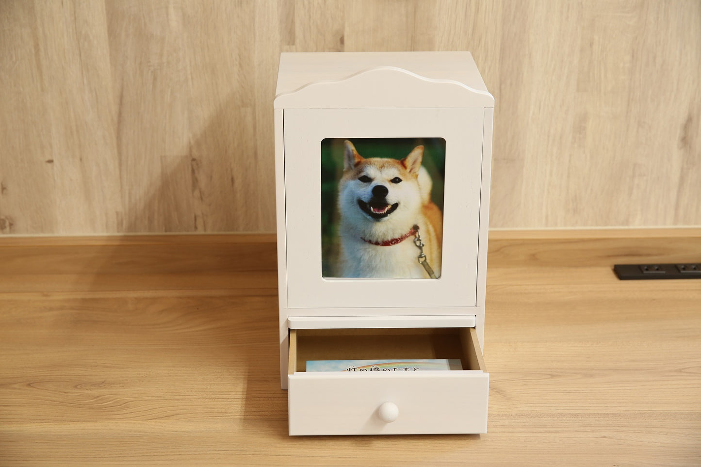 国産ペット仏壇「クリメイションボックス」台・引き出し付き