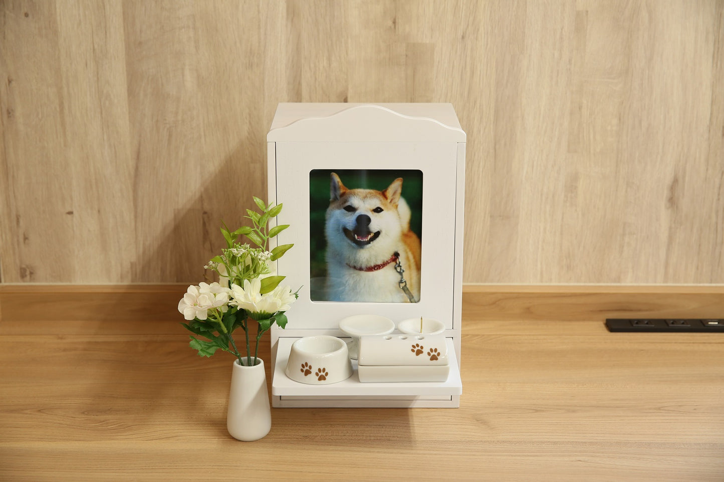 国産ペット仏壇「クリメイションボックス」台・引き出し付き