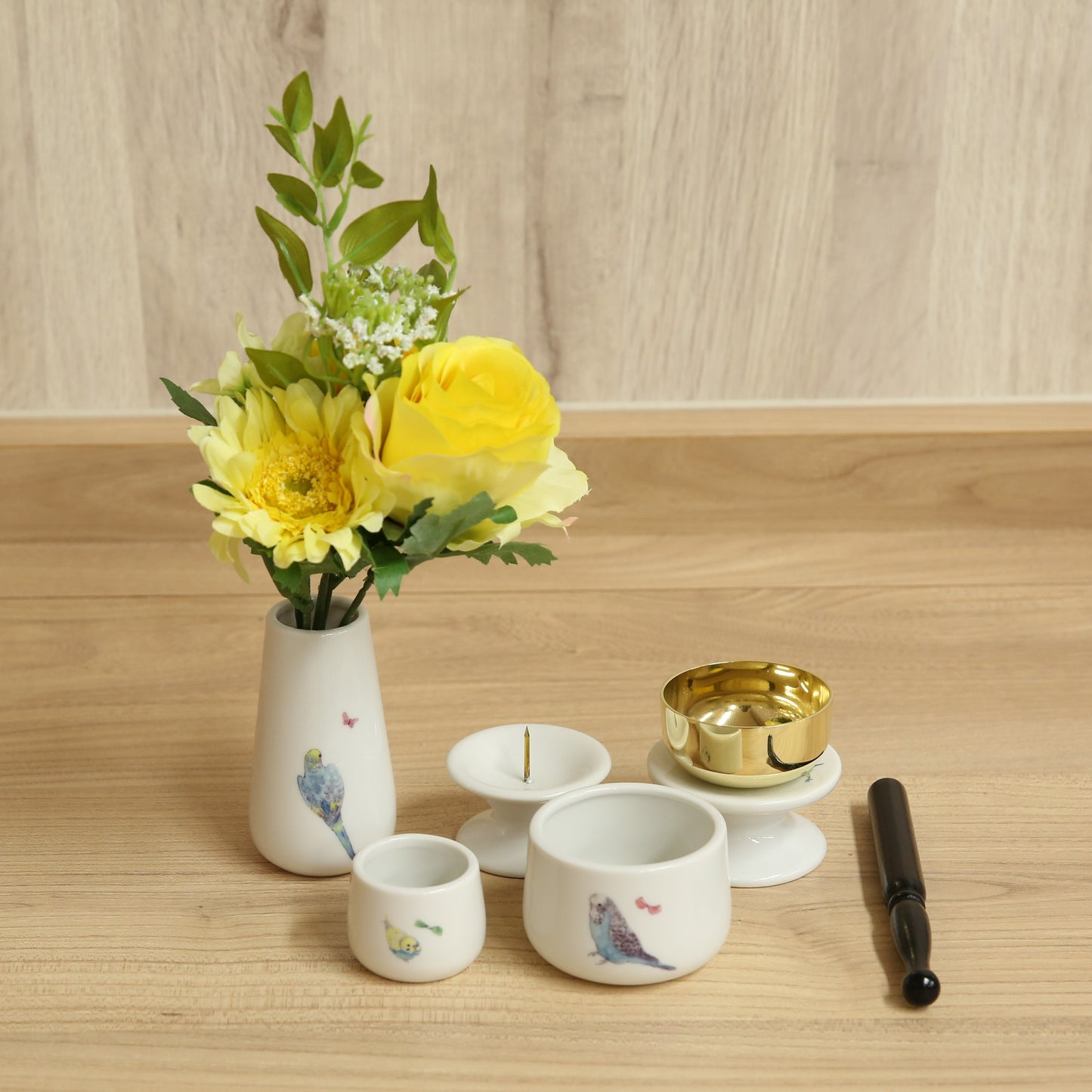 インコの仏具5点セット