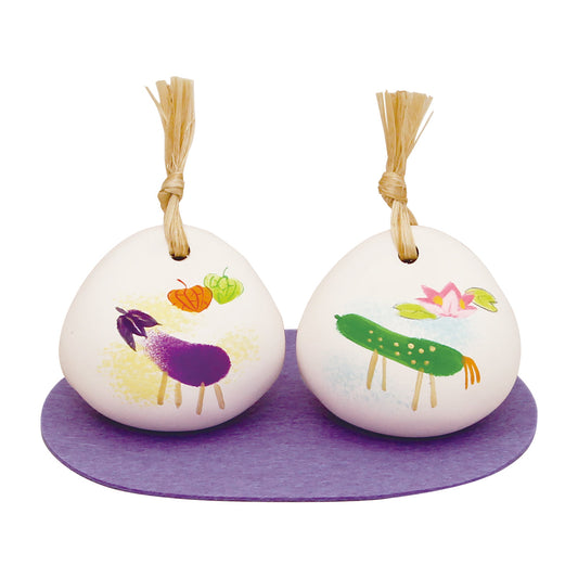 精霊馬土鈴(一対)