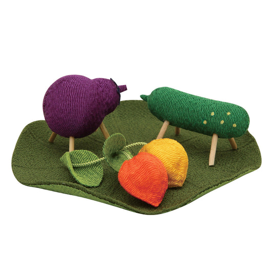 ちりめんミニ　精霊馬(蓮飾り)