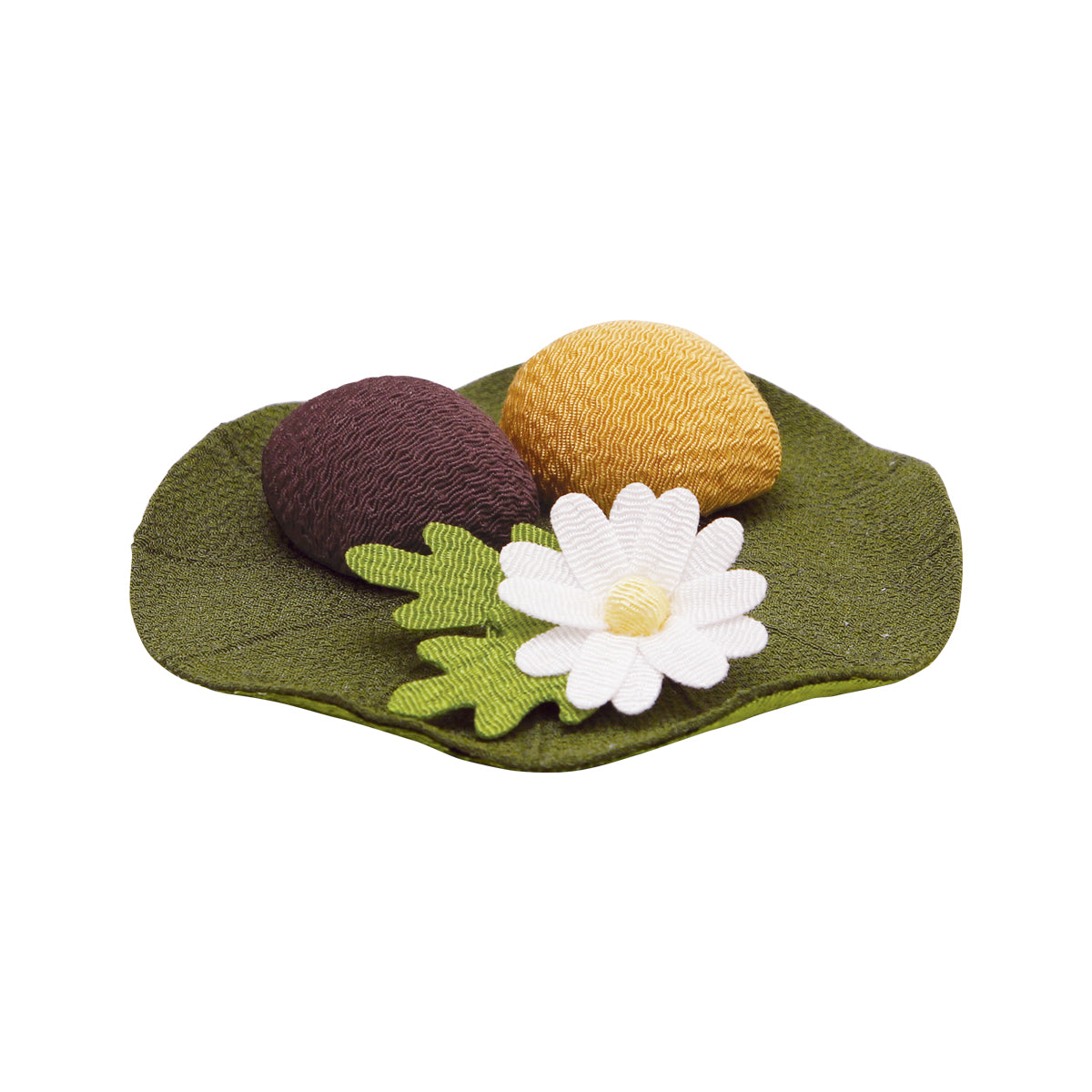 ちりめん細工お供え菓子(ﾐﾆ)ﾊｽ付