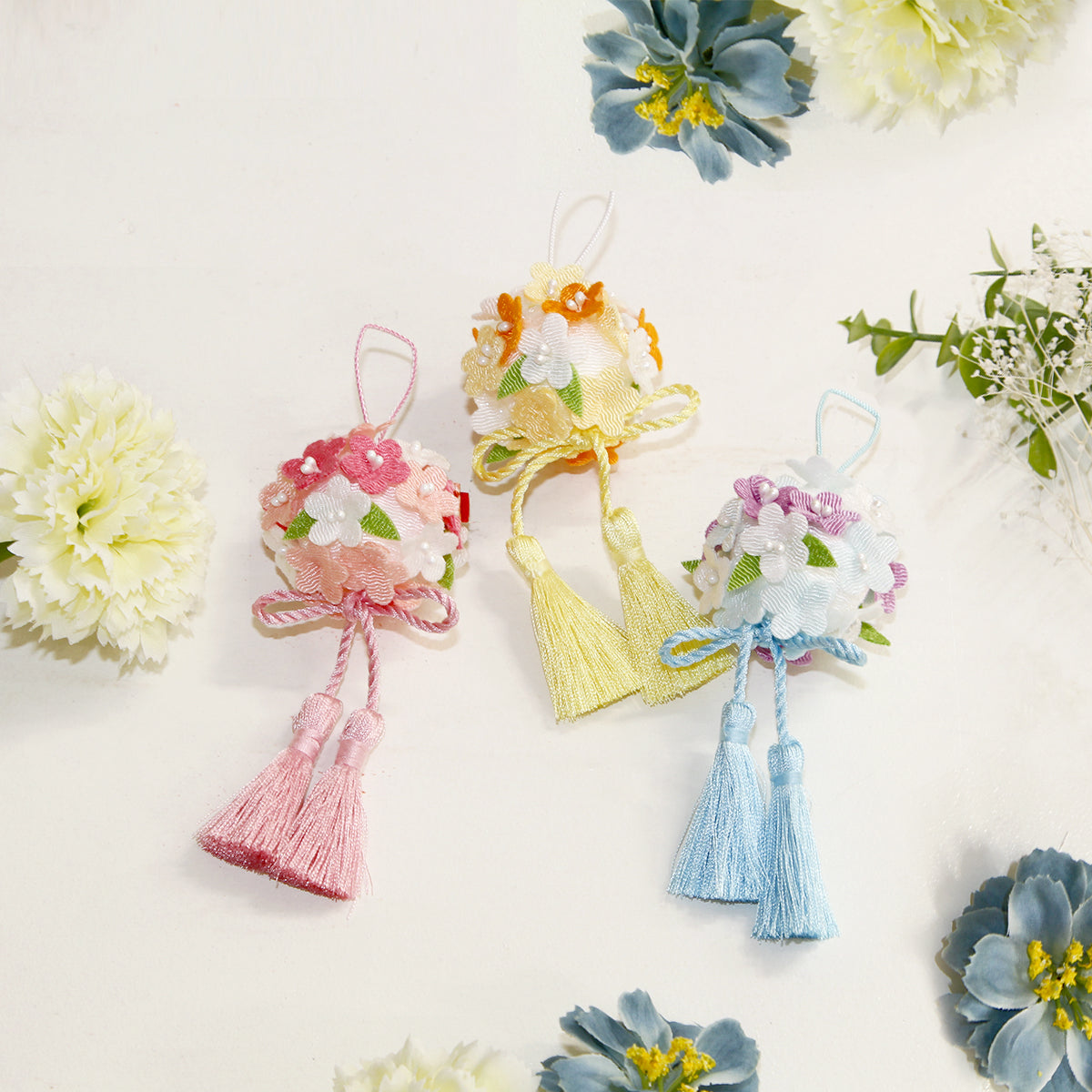 紡(つむぎ) 花玉(小)