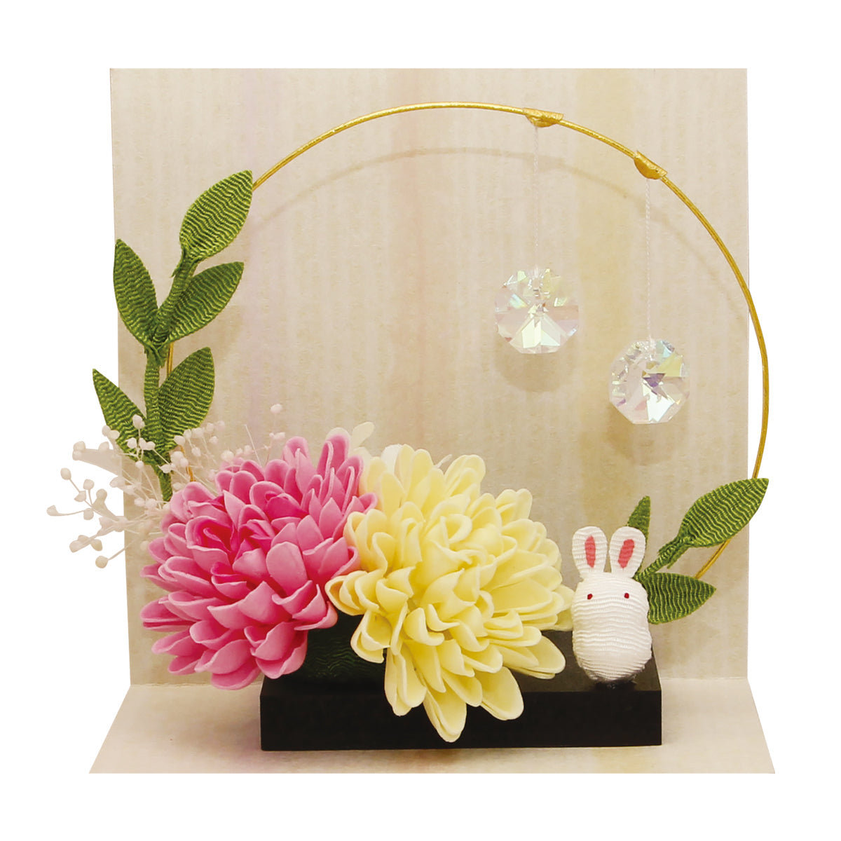 小さな虹と動物　フラワー・サンキャッチャー