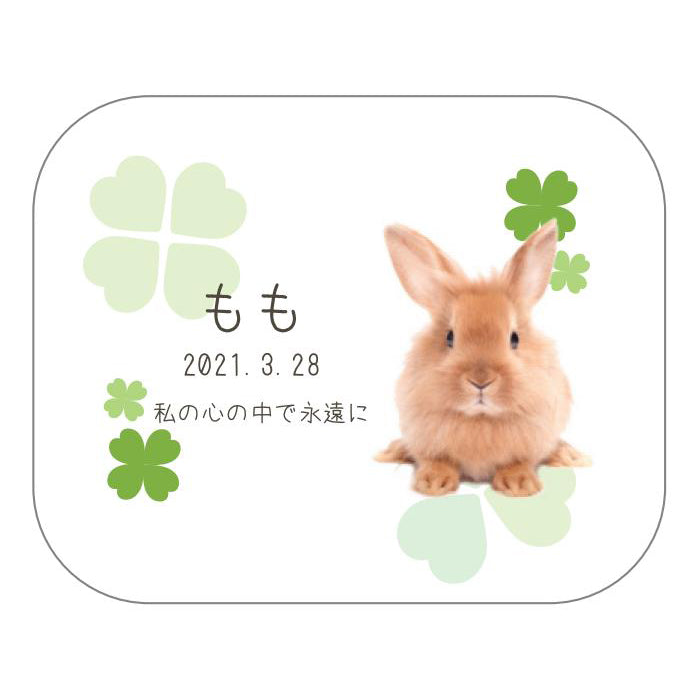 メモリアルアクリル位牌　オーバル型・丸形・四角型