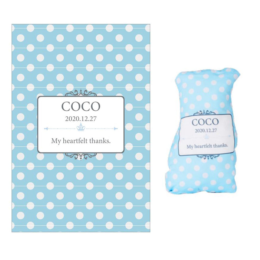 メモリアルクッションM・L　+　キーホルダー