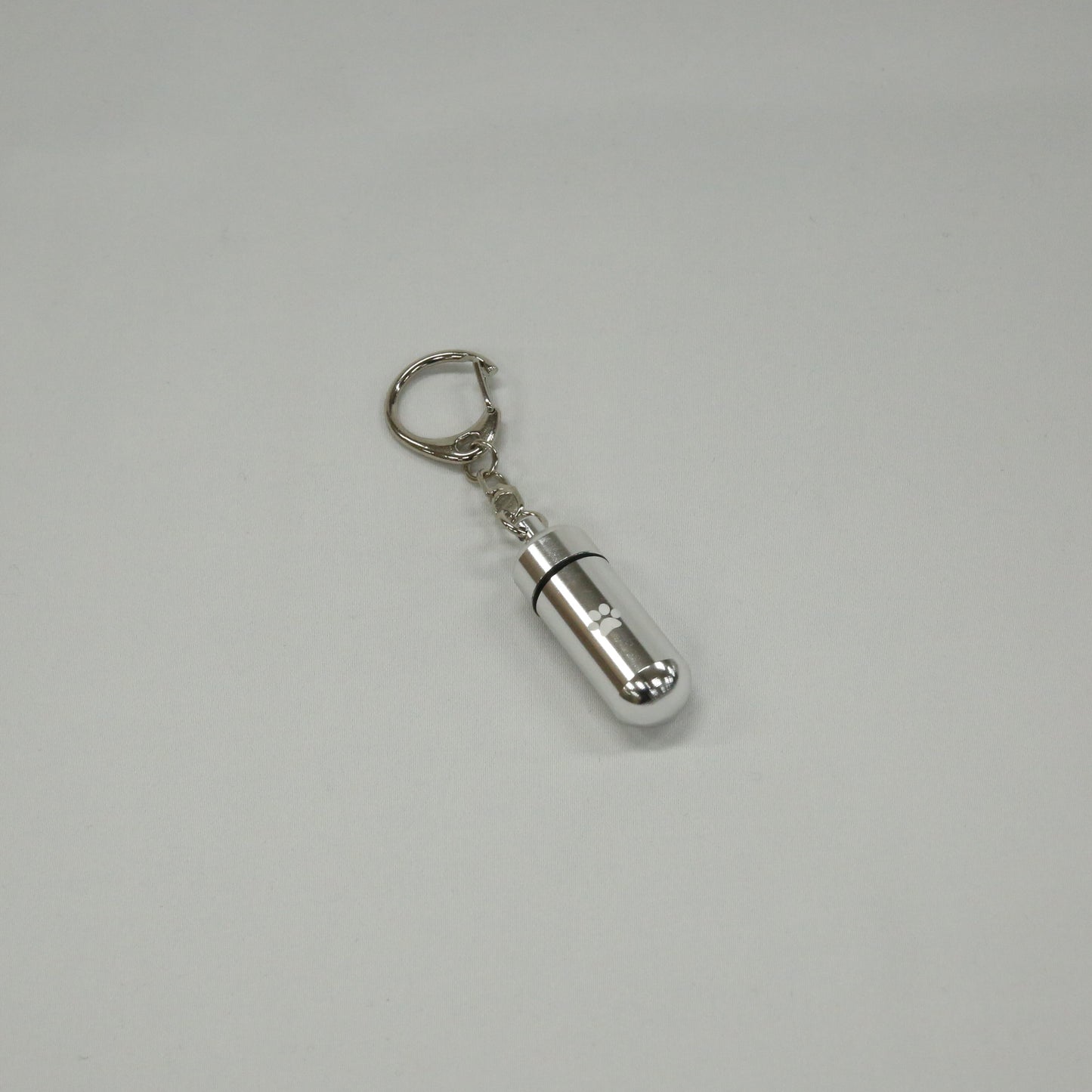 【ガラス管入り】足あとマーク入り 遺骨カプセル S