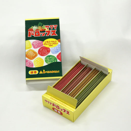 サクマドロップス線香