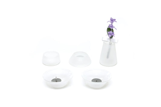 硝子フロスト　仏具8点セット