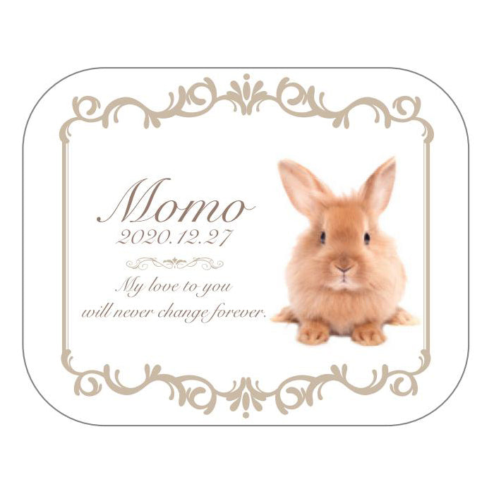 メモリアルアクリル位牌　オーバル型・丸形・四角型