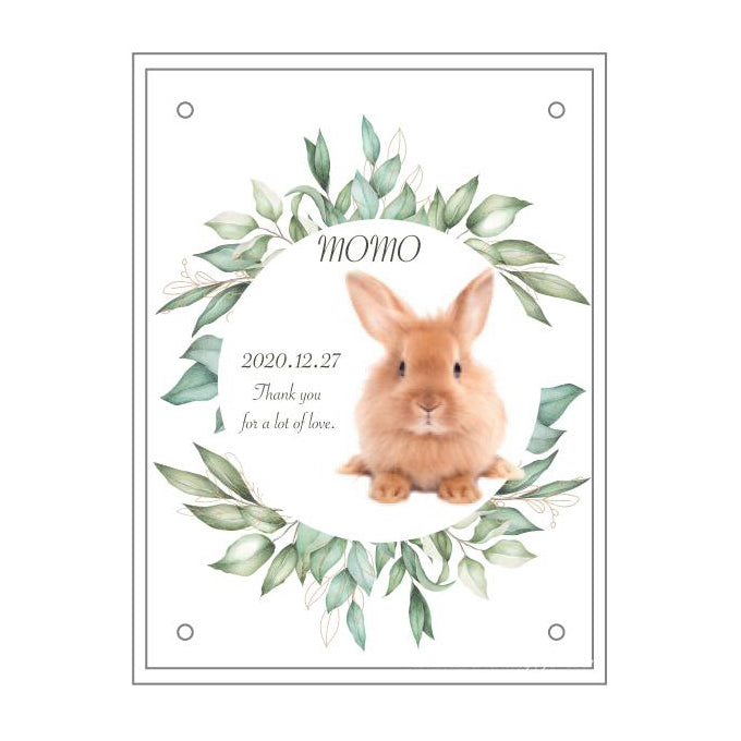 メモリアルアクリル写真立て