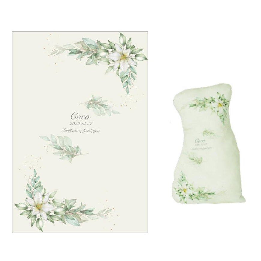 メモリアルクッションM・L　+　キーホルダー